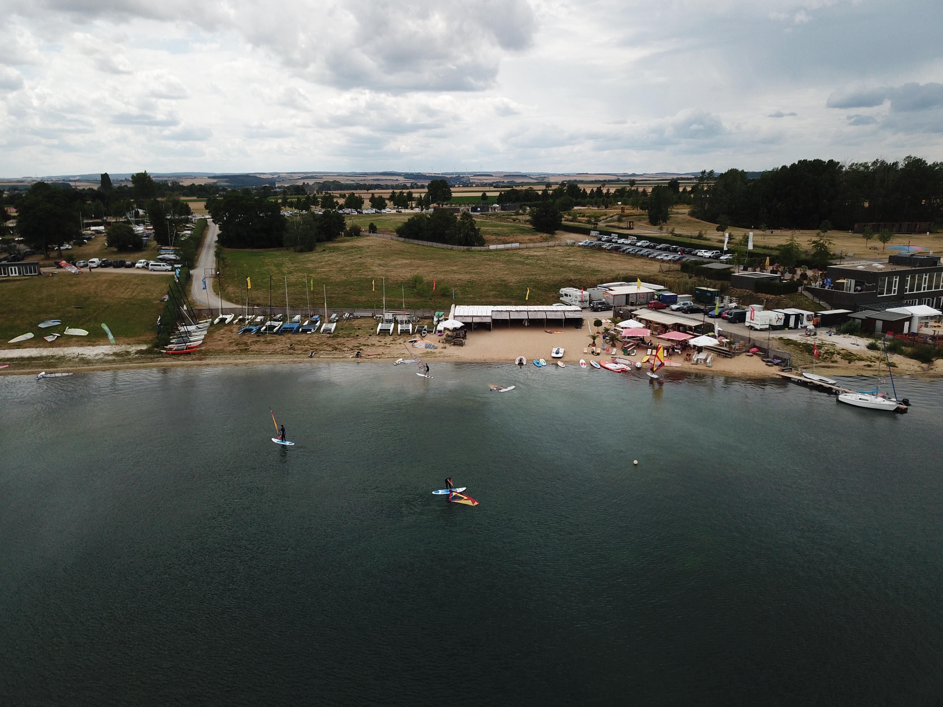 Luftbild Wassersportzentrum Surft Beach Zülpich